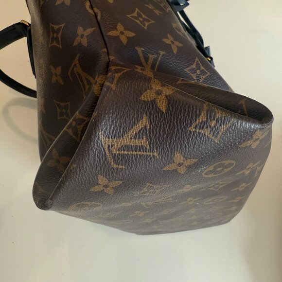Louis Vuitton Monogram Flower Zipped Tote - MM size in Black Leather/trim - Picture 12 of 16